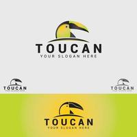 TOUCAN BIRD LOGO DESIGN TEMPLATE vector