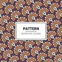 Seamless pattern with vintage decorative elements vector