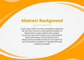 Yellow Curve Background for Presentation vector