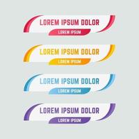 Gradient Web Lower Third Banners Template