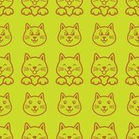 CAT DIGITAL PAPER PATTERN DESIGN vector