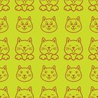 CAT DIGITAL PAPER PATTERN DESIGN vector