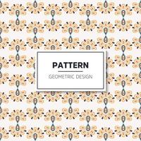 Seamless pattern with vintage decorative elements vector