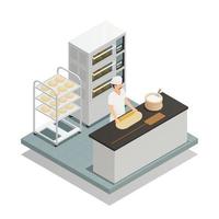 craftsman artisan people isometric composition vector