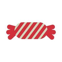 merry christmas candy flat style icon vector