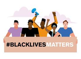 Black lives matter demonstration
