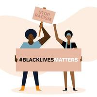 Black lives matter demonstration