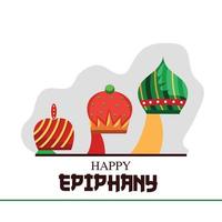 Vector illustration of a Background for Happy Epiphany.