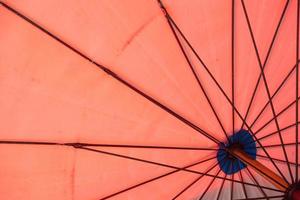 Under the red umbrella photo