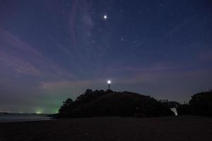 faro y estrellas foto