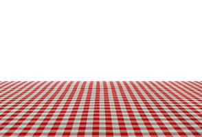 Tablecloth on white photo
