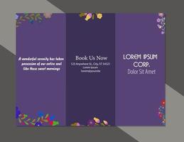 Modern design brochure cover layout template vector