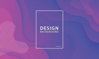 Fluid shape banner design background. Liquid geometric gradient template. vector