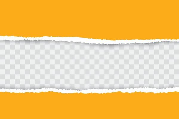 Yellow ripped paper background with place for your text.