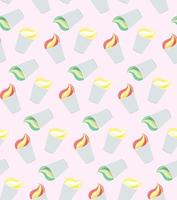 Vector seamless pattern from ice-creams