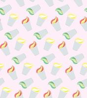 Vector seamless pattern from ice-creams