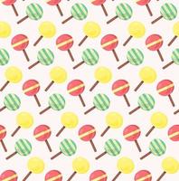 Vector seamless pattern from ice-creams