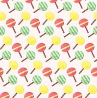 Vector seamless pattern from ice-creams