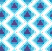 Grunge colorful geometric seamless pattern vector