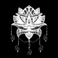 Flower Lotus Tattoo vector