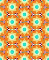 Grunge colorful geometric seamless pattern vector
