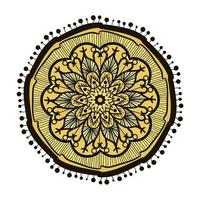 Mandala Line Template vector