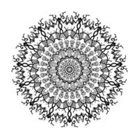Mandala Line Template vector