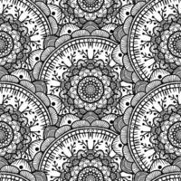 Mandala Seamless Pattern vector