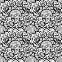 Mandala Seamless Pattern vector