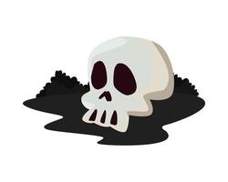 Isolated skull icon vector design