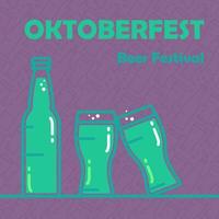 Oktoberfest Beer Banner vector