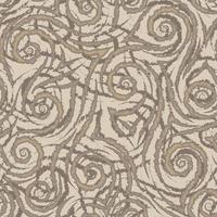 Brown smooth lines corners and spirals with torn edges vector