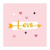 St Valentine's holiday love design vector