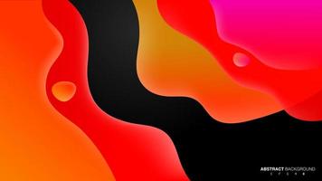 Vector of Modern Abstract Background. Fluid shapes background concept.