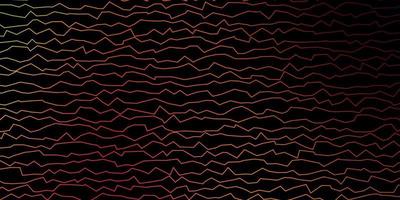 Dark Multicolor vector backdrop with bent lines.