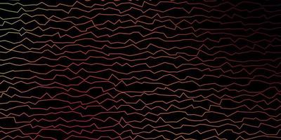 Dark Multicolor vector backdrop with bent lines.