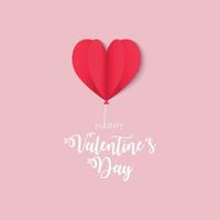 Valentine's day celebration template illustration vector