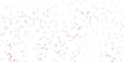 Light red vector background with random forms.