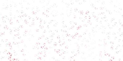 Light red vector background with random forms.