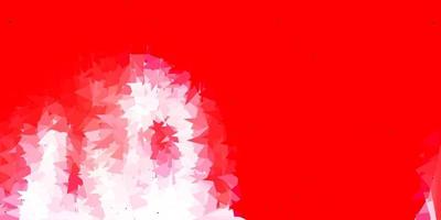 Light red vector gradient polygon design.