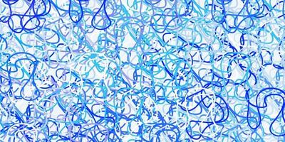 Light blue vector template with lines.