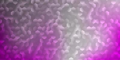 Light pink vector texture with colorful hexagons.