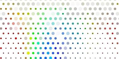 Light multicolor vector pattern with spheres.
