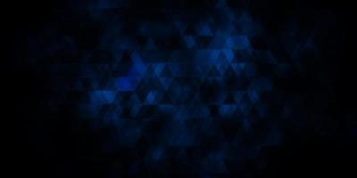 Dark BLUE vector layout with lines, triangles.