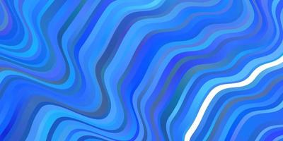 Light BLUE vector backdrop with curves.