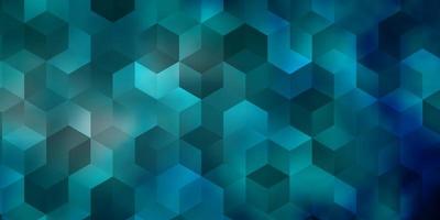 Light BLUE vector backdrop with hexagons.