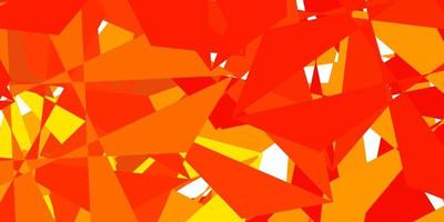 Light orange vector gradient polygon wallpaper.