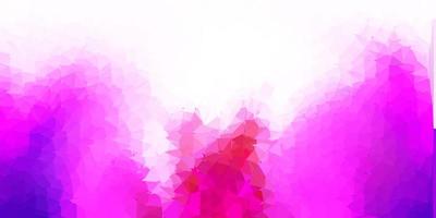 Dark purple, pink vector abstract triangle template.