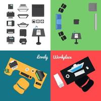 Office and Presentation Icons vector