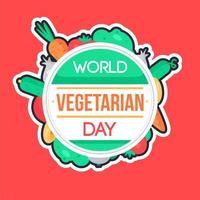 World Vegetarian Day vector